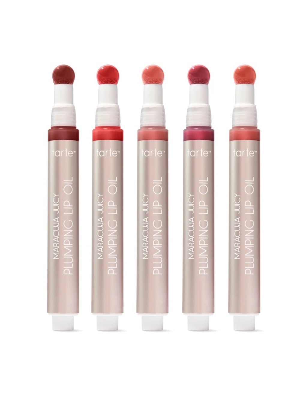 tarte maracuja juicy 5-piece plumping oil set